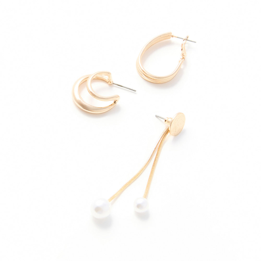 Sfera | Set Pendientes Perlas