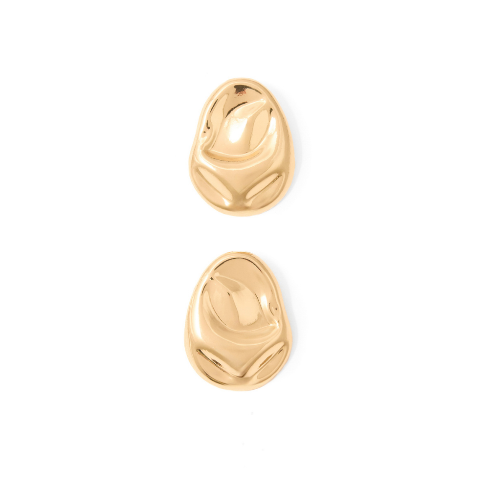 Sfera | Pendientes ovalados textura
