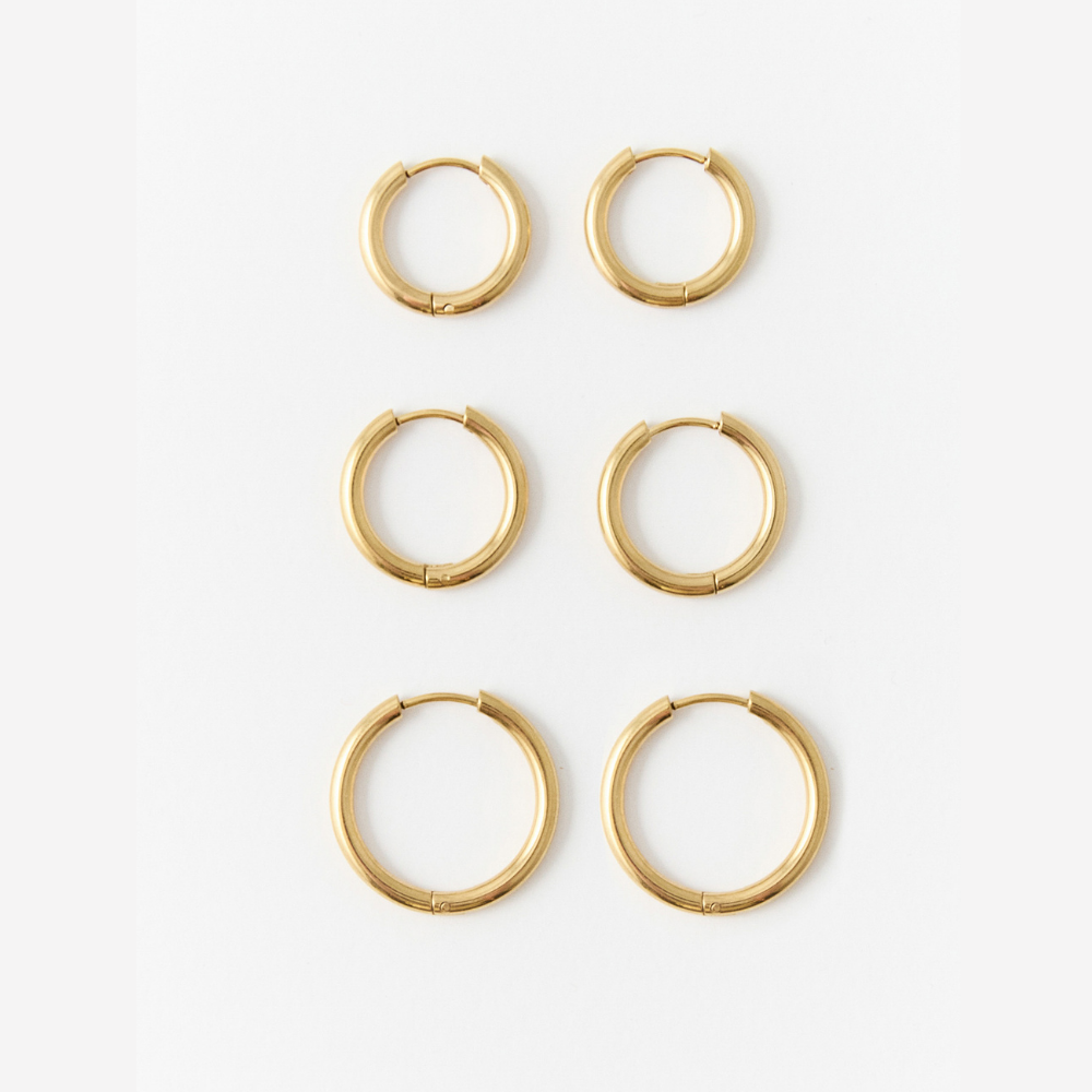 Sfera | Set aros metal para dama