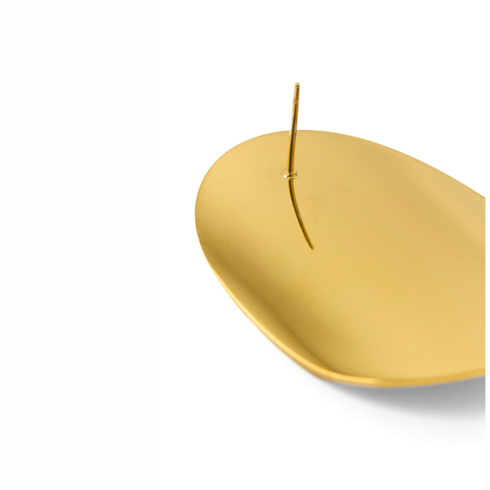 Sfera | Pendientes chapa cóncava para dama