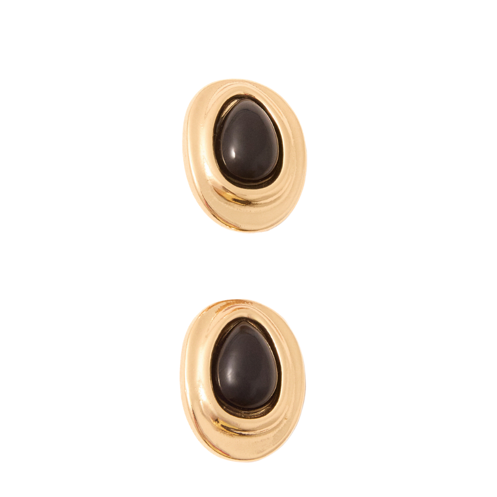 Sfera | Pendientes retro piedra para dama