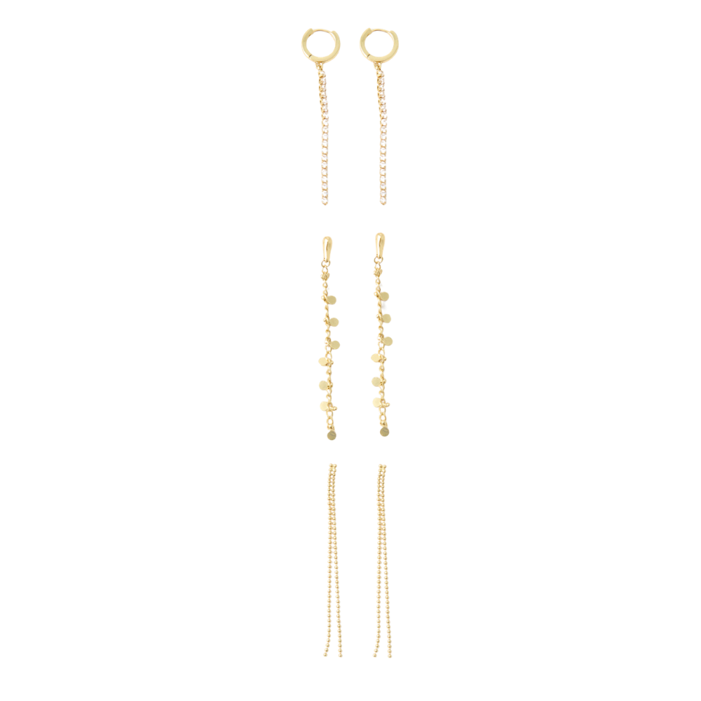 Sfera | Set pendientes aro para dama