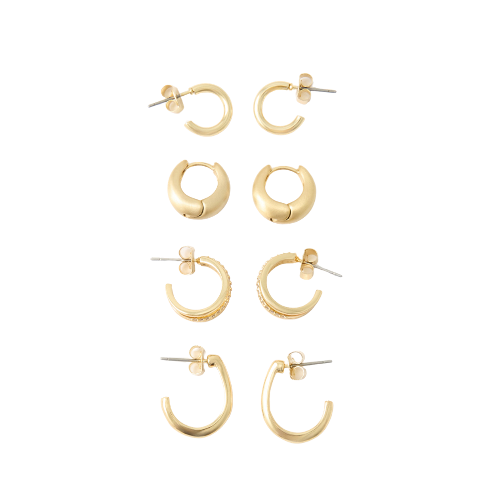 Sfera | Set aritos metal para dama