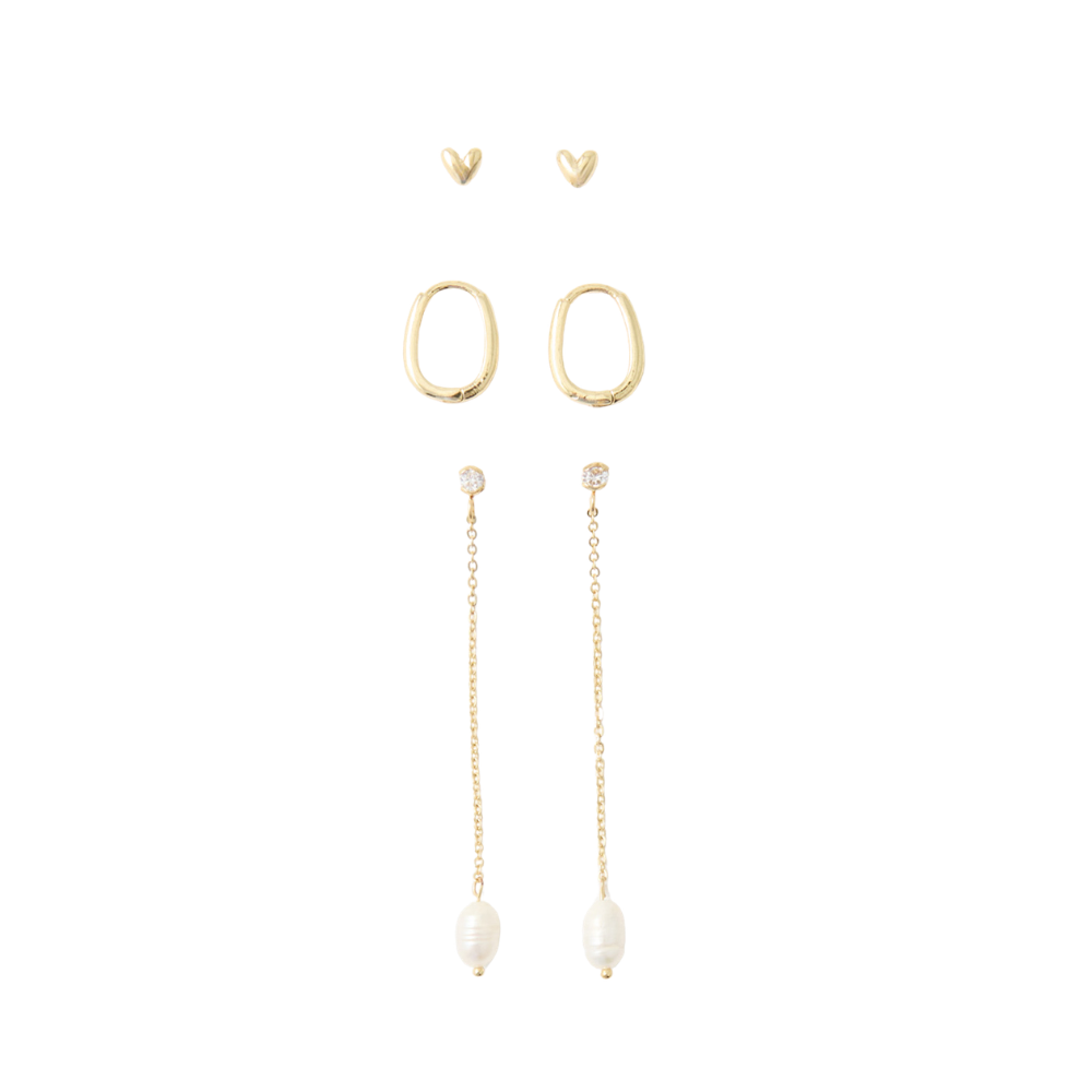 Sfera | Set pendientes perlas