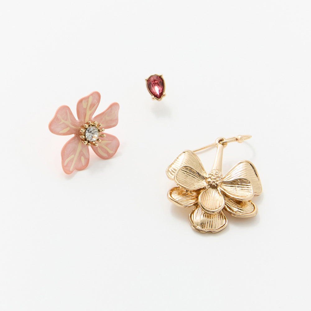 Sfera Set de 6 aretes en forma de flor