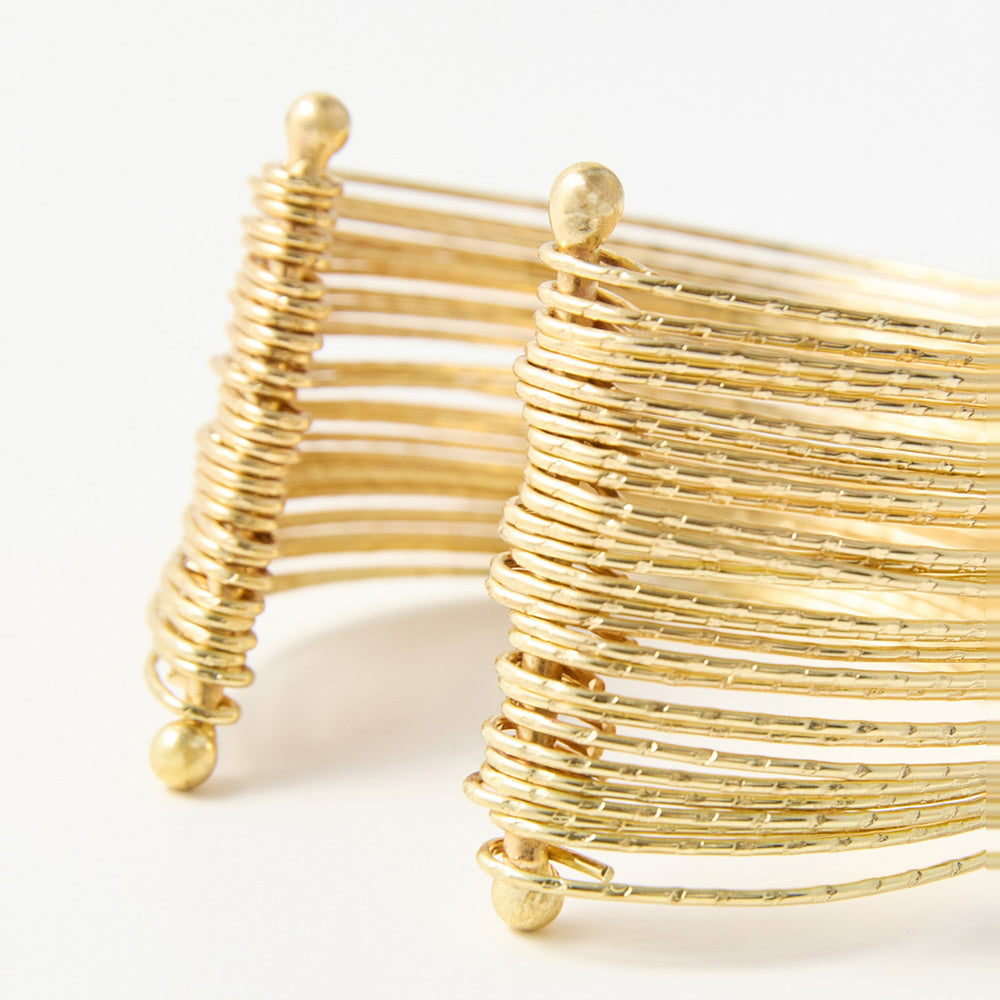 Sfera Pulsera rígida de hilos metálicos