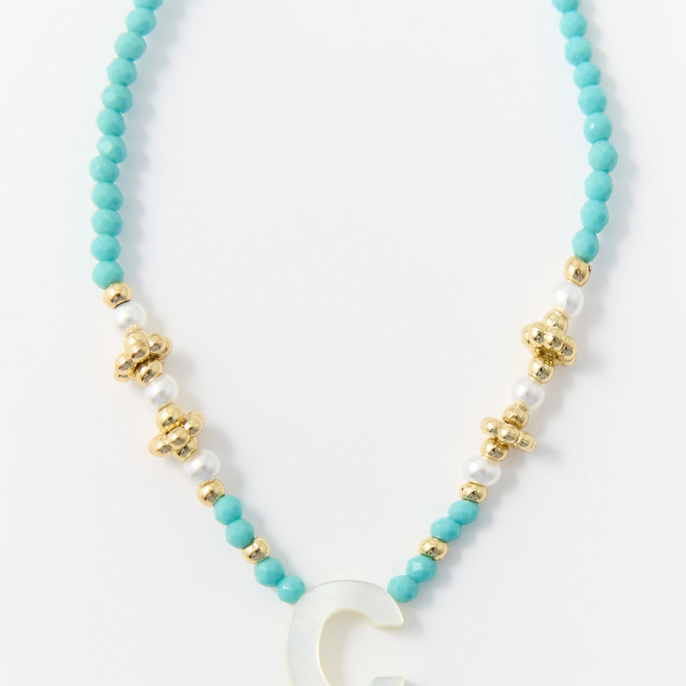 Sfera Pulsera de cuentas con inicial C