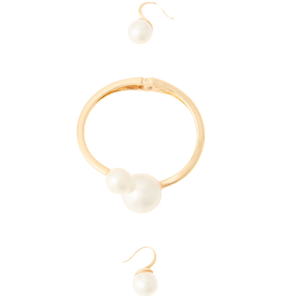 Sfera | Conjunto perlas metal para dama