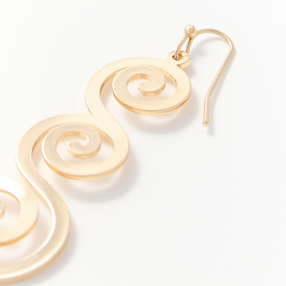 Sfera | Conjunto pendientes espirales para dama