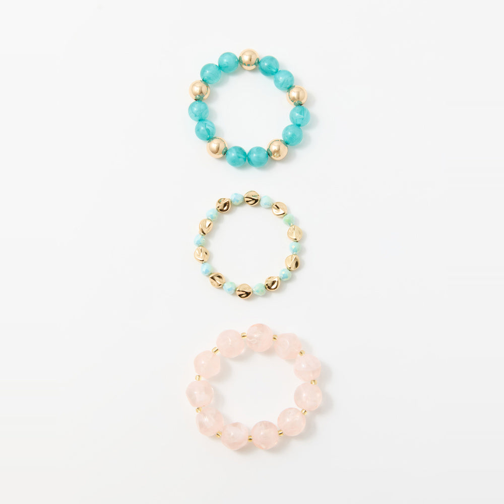 Sfera Set de 3 pulseras de resina