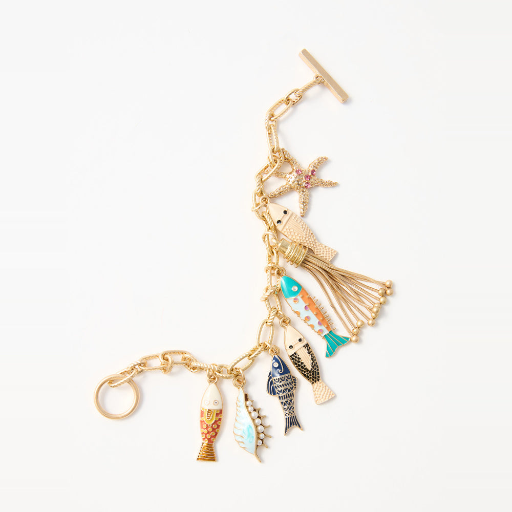 Sfera Conjunto de aretes y pulsera con peces