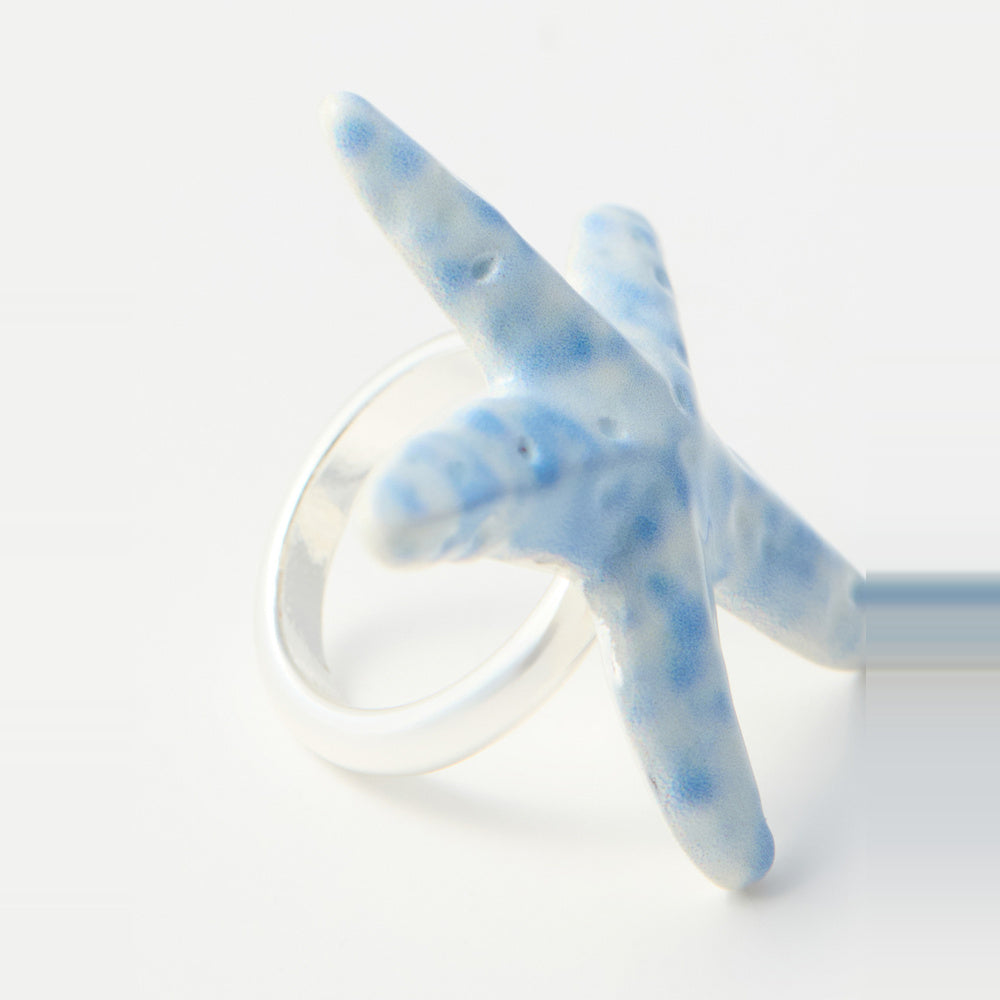 Sfera Conjunto de aretes y anillo de estrella de mar