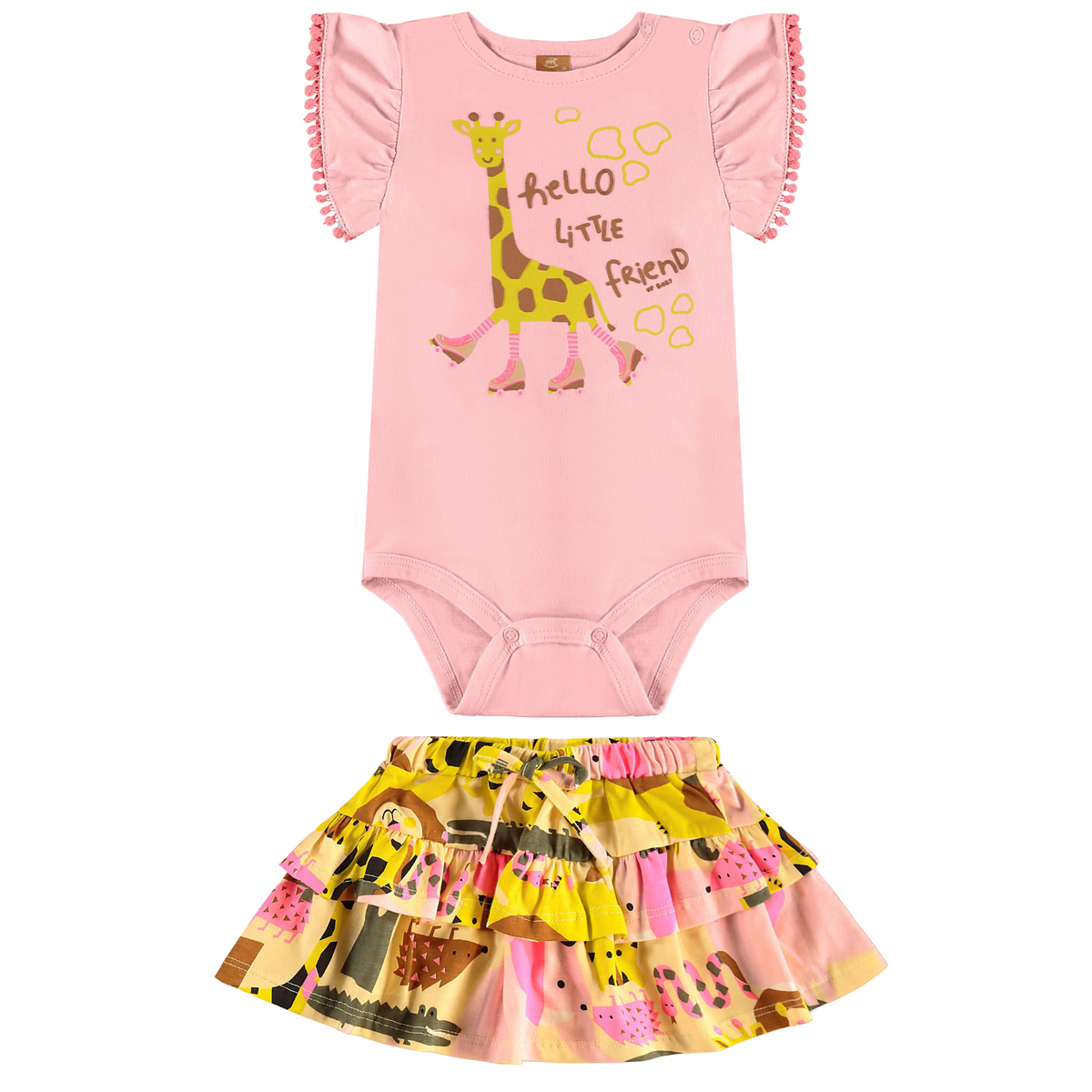 Up Baby | Conjunto de Body y Falda para Niña