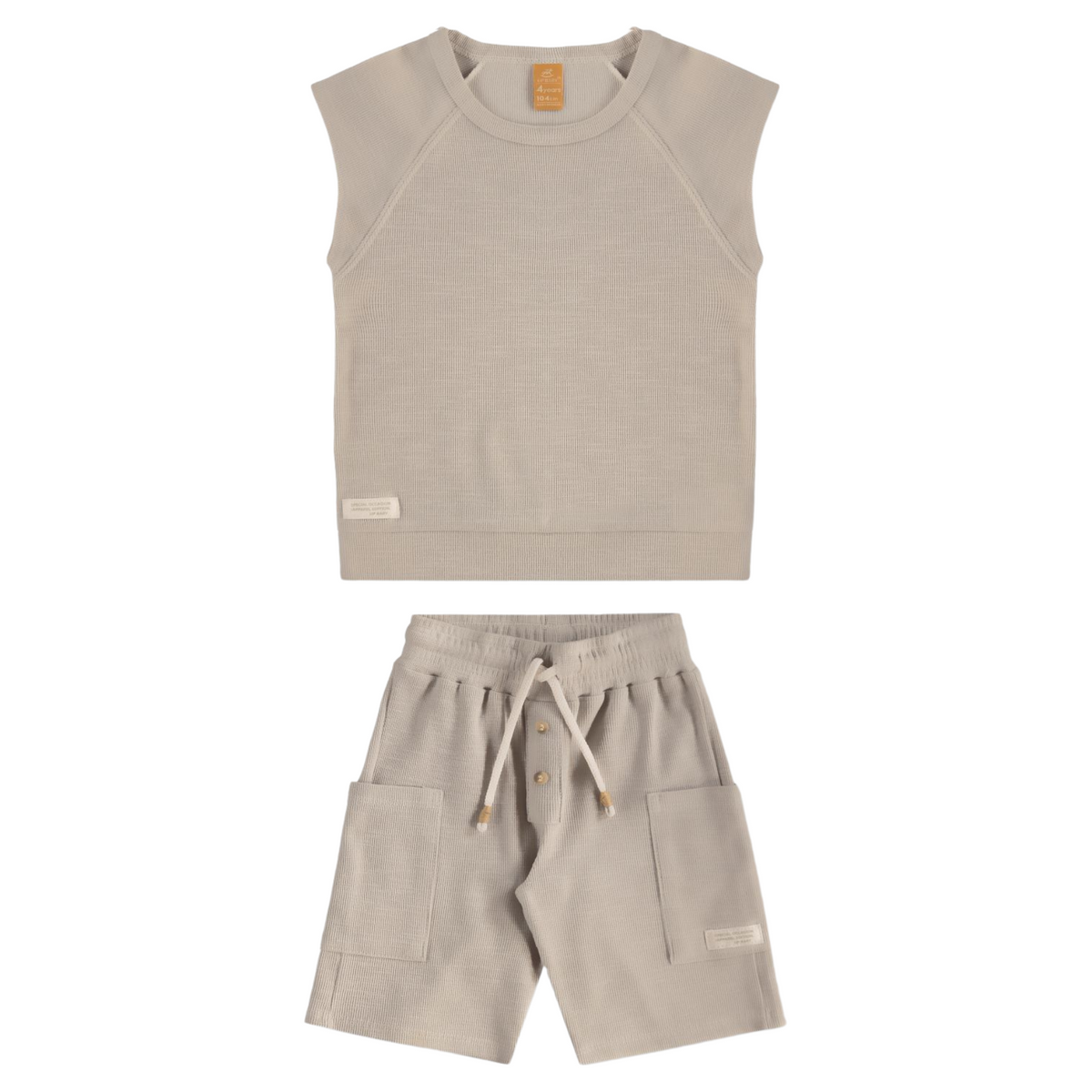 Up Baby | Conjunto  Camiseta sin manga y  Bermuda