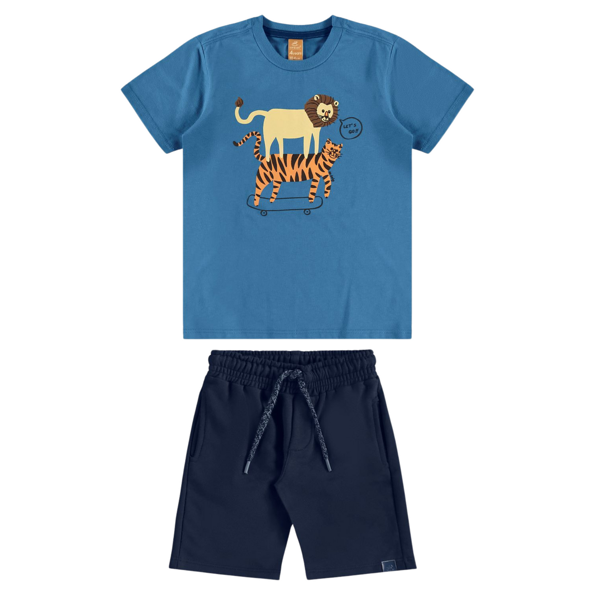 Up Baby | Conjunto  Camiseta  y  Bermuda sudadera