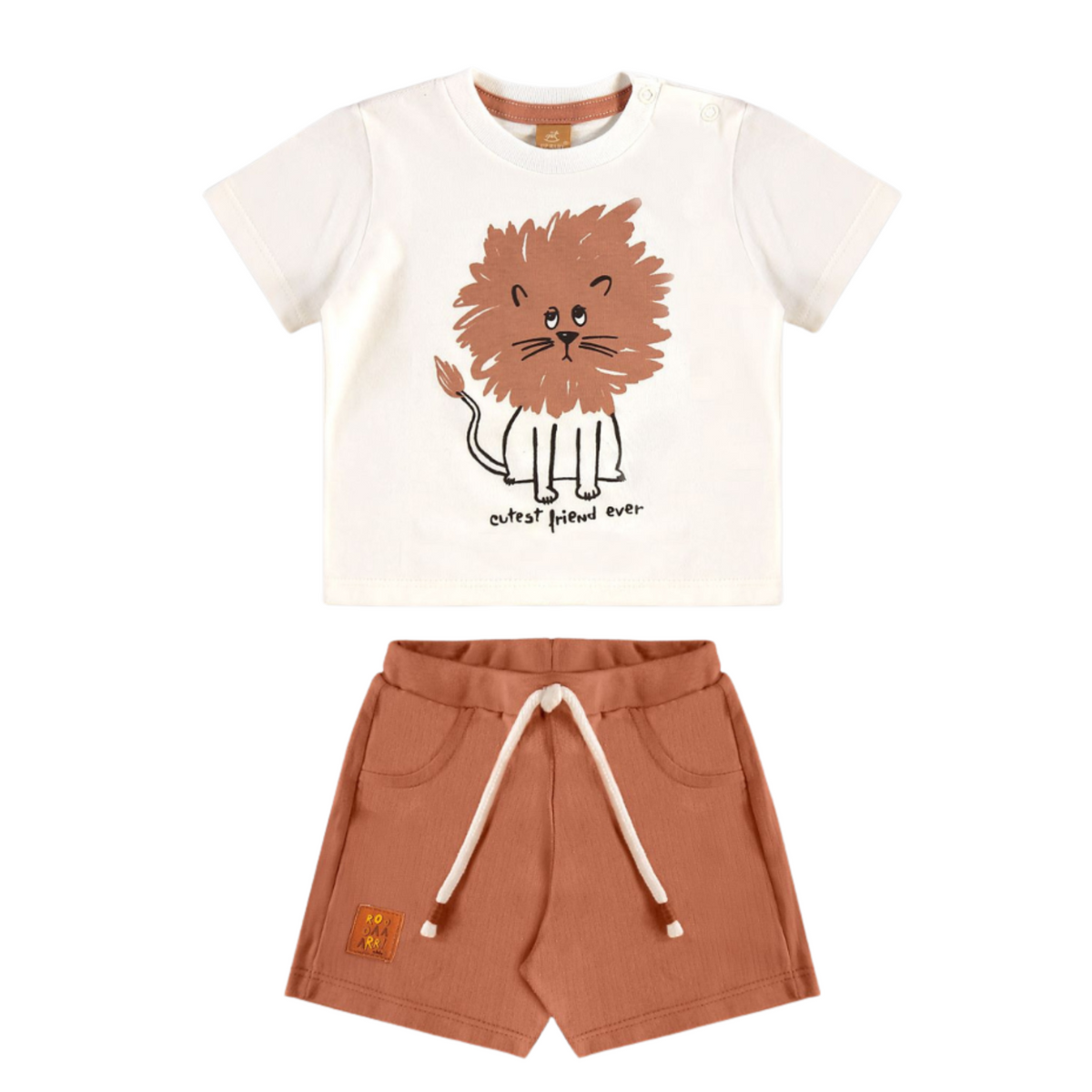 Up Baby | Conjunto Camiseta  y Bermuda En Sudadera