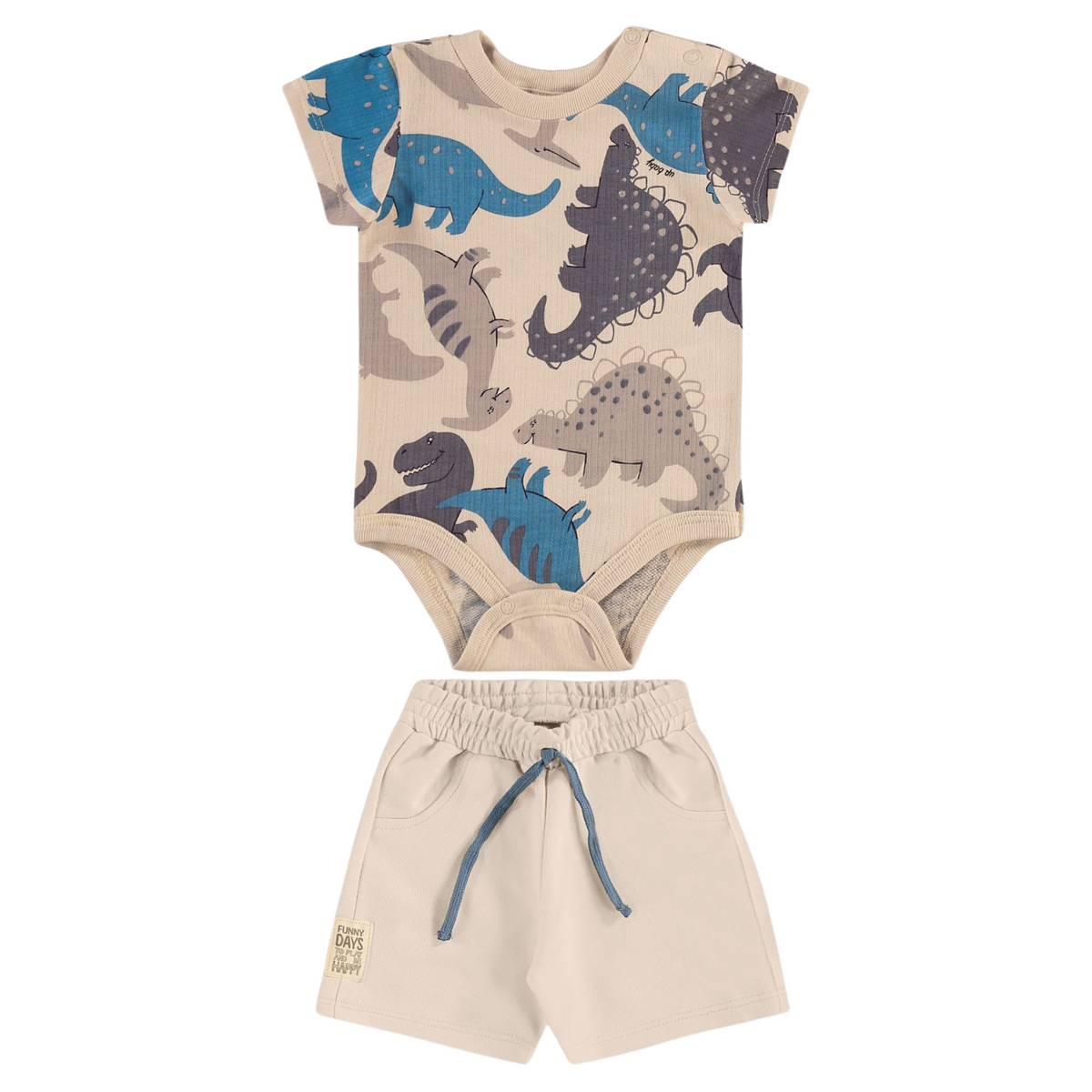 Up Baby | Conjunto Body En Sudadera y Bermuda