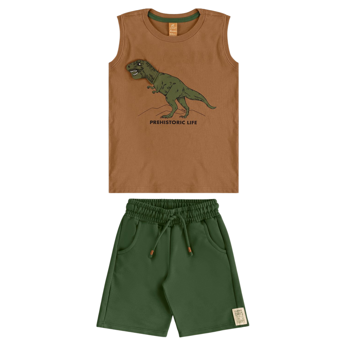 Up Baby | Conjunto  Camiseta Sin Manga y Bermuda