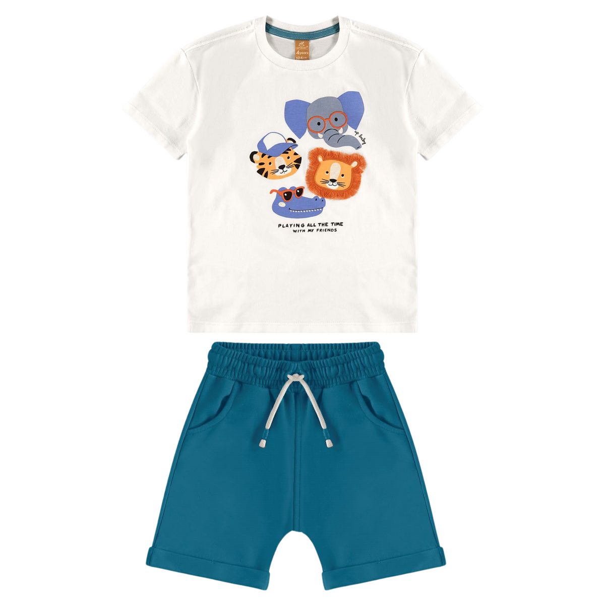 Up Baby | Conjunto De camiseta En Bermuda
