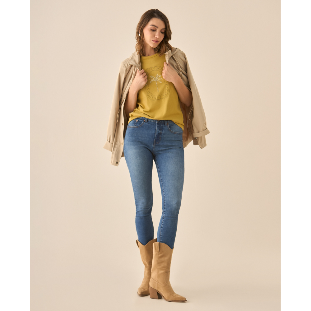 Esprit | Camiseta Estampado en Frente para Mujer