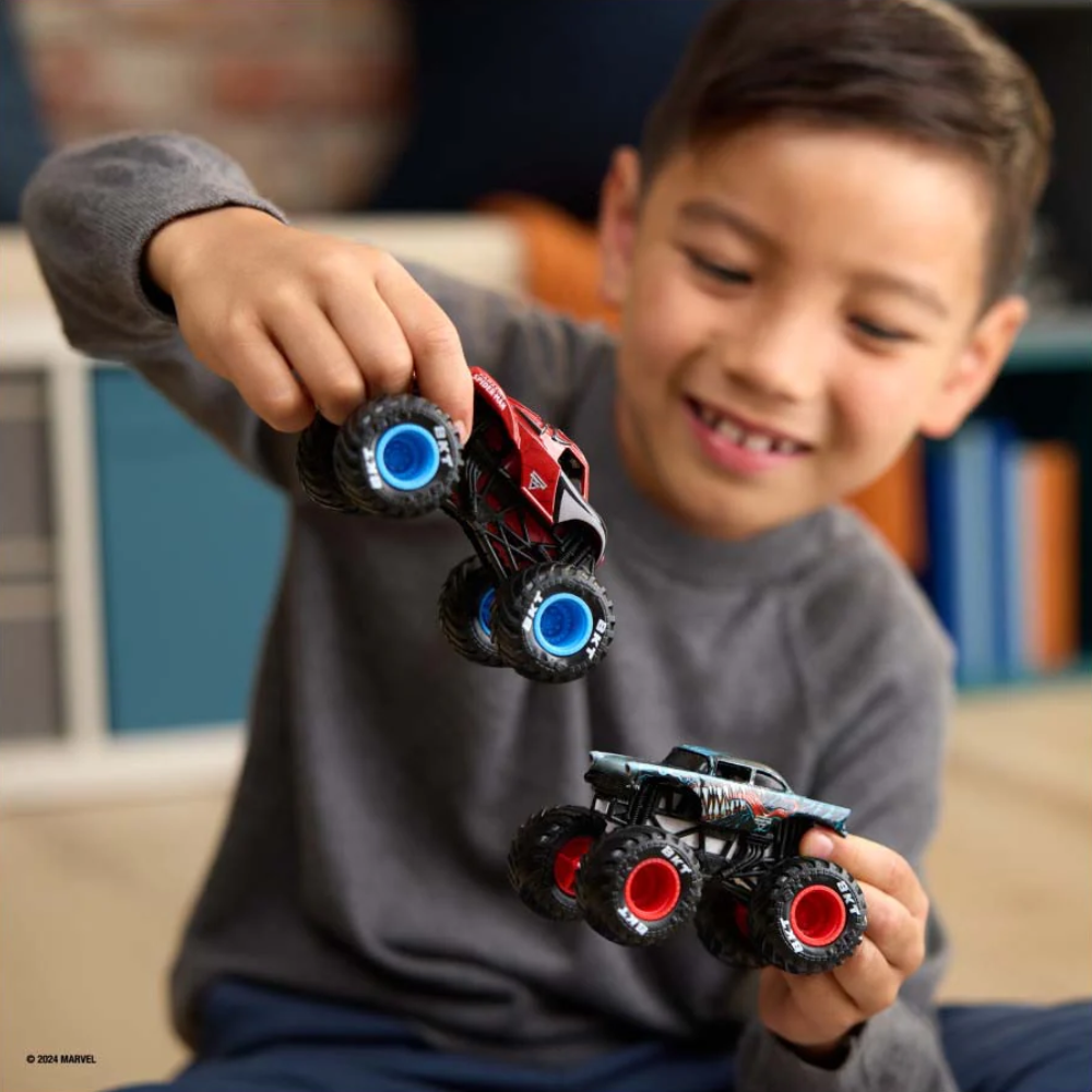 Monster Jam | Pack de Marvel Iron Man vs War Machine