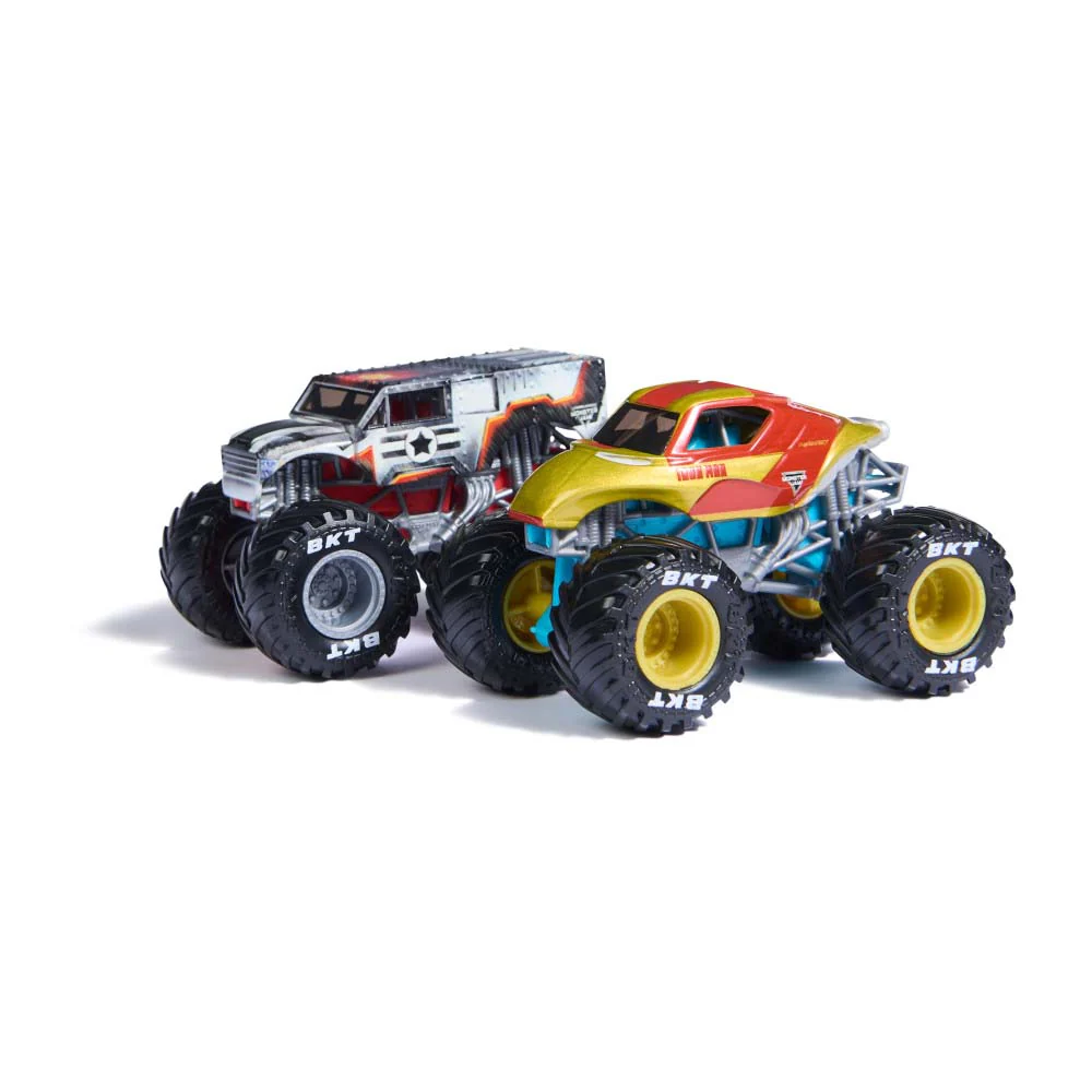 Monster Jam | Pack de Marvel Iron Man vs War Machine