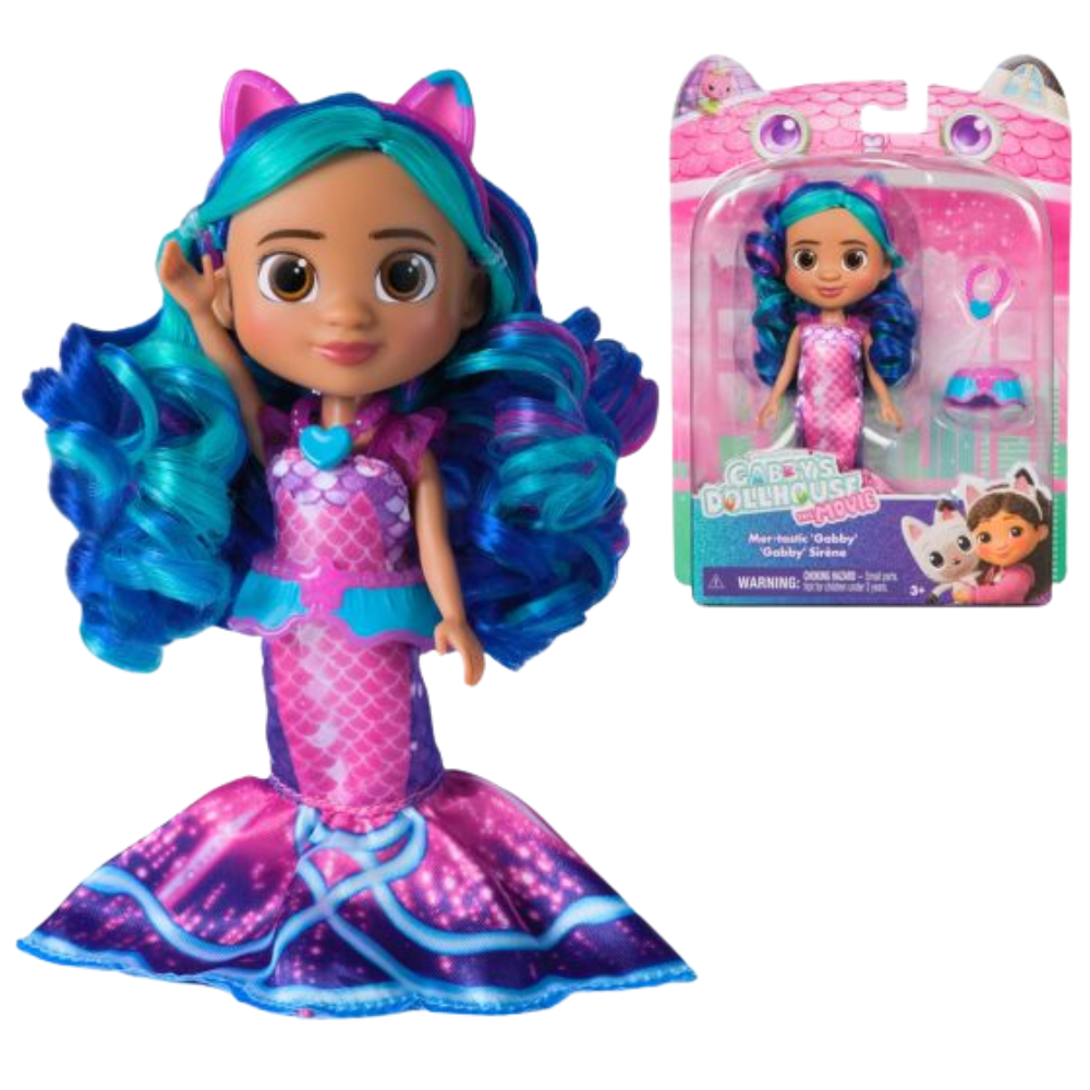 Gabby's Dollhouse | Pequeña Muñeca con Vestido de Sirena