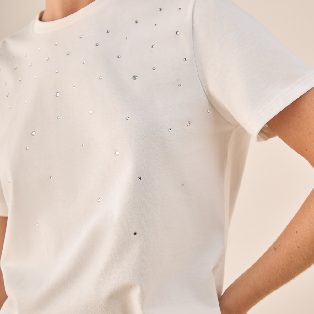Esprit | Camiseta con Aplicaciones de Strass