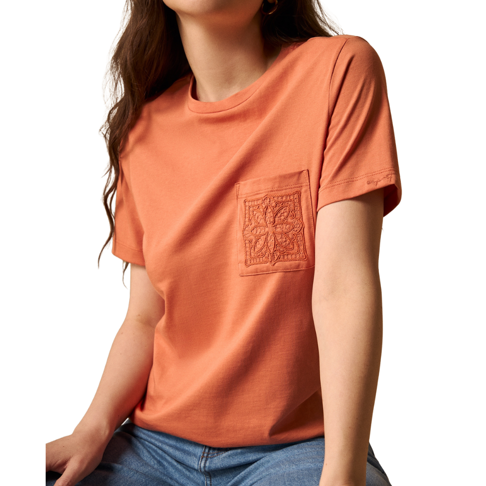 Esprit | Camiseta con Bordado Floral