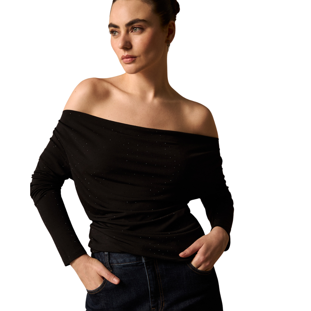 Esprit | Camiseta con Cuello Off-Shoulder