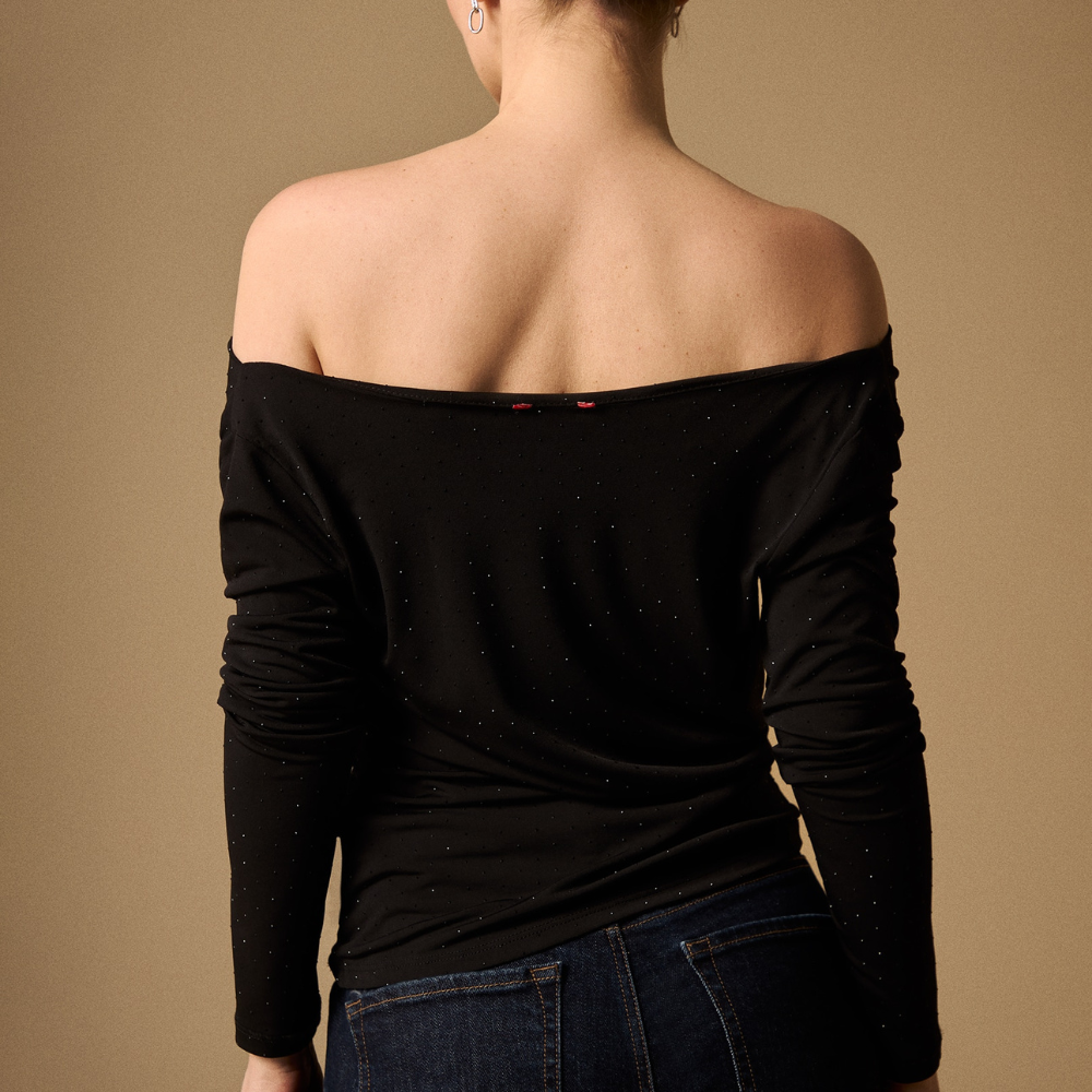 Esprit | Camiseta con Cuello Off-Shoulder
