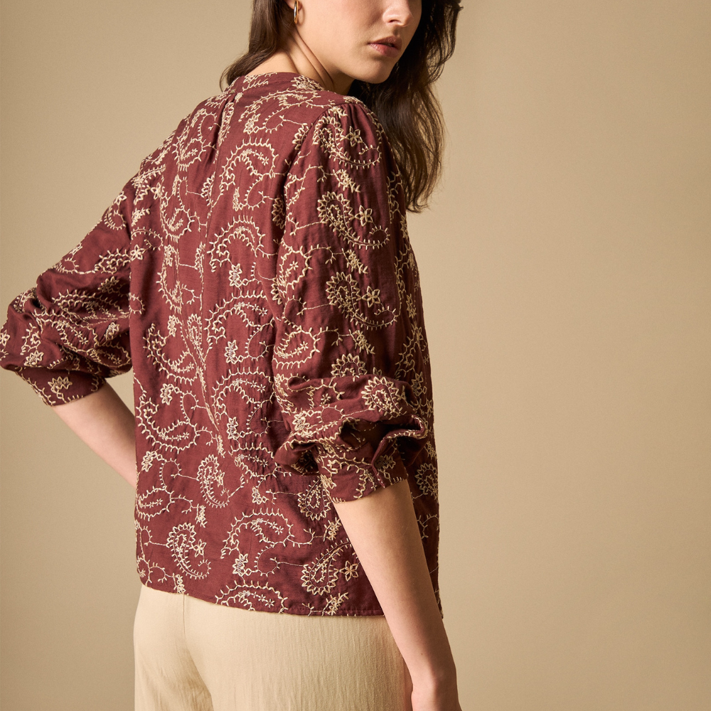 Esprit | Camisa Larga Con Estampado Floral Para Mujer
