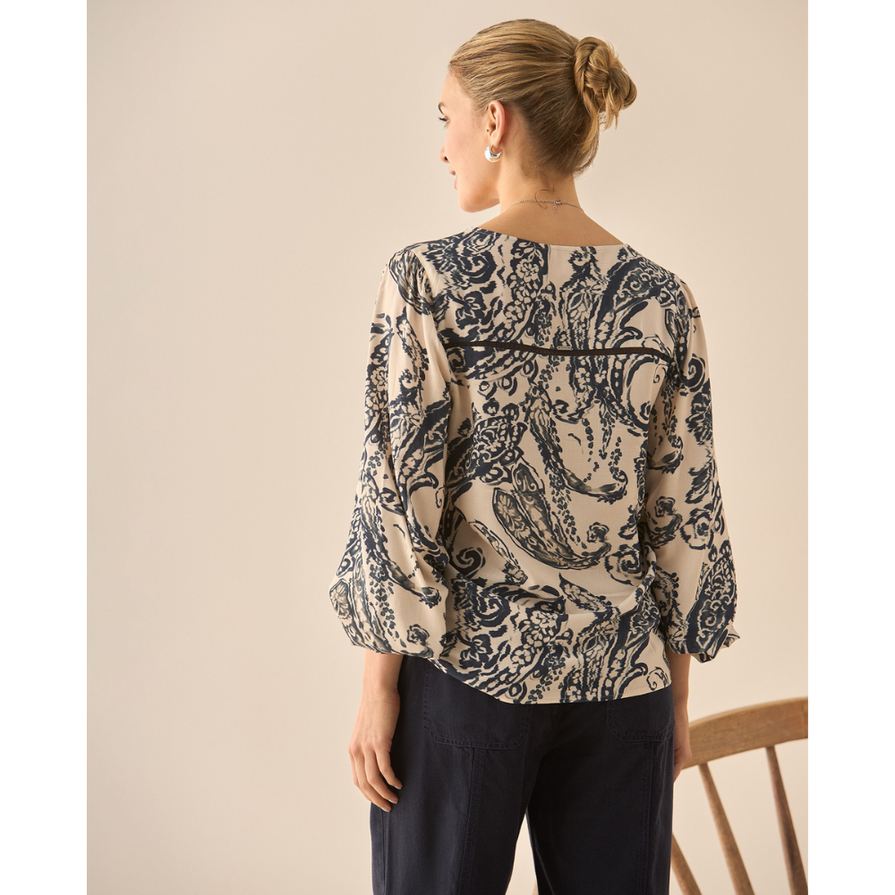 Esprit | Camisa Manga larga Estampada para Mujer