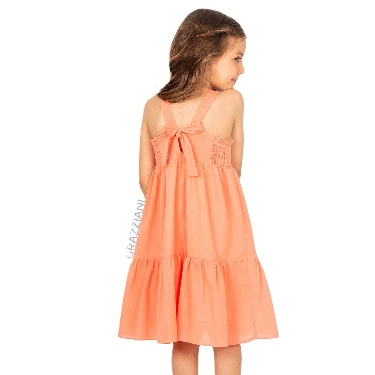 Grazziani | Vestido Botones Dorados para Niña