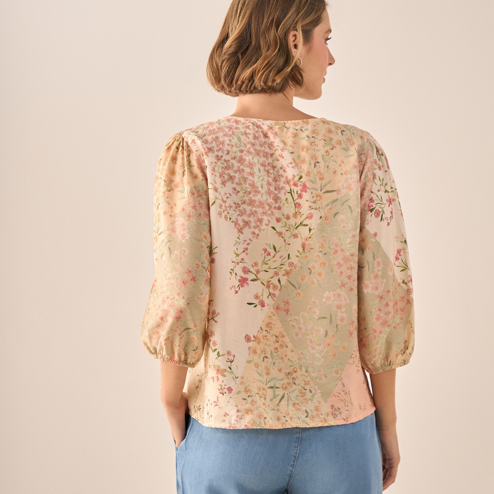 Esprit | Blusa con Estampado Patchwork Floral