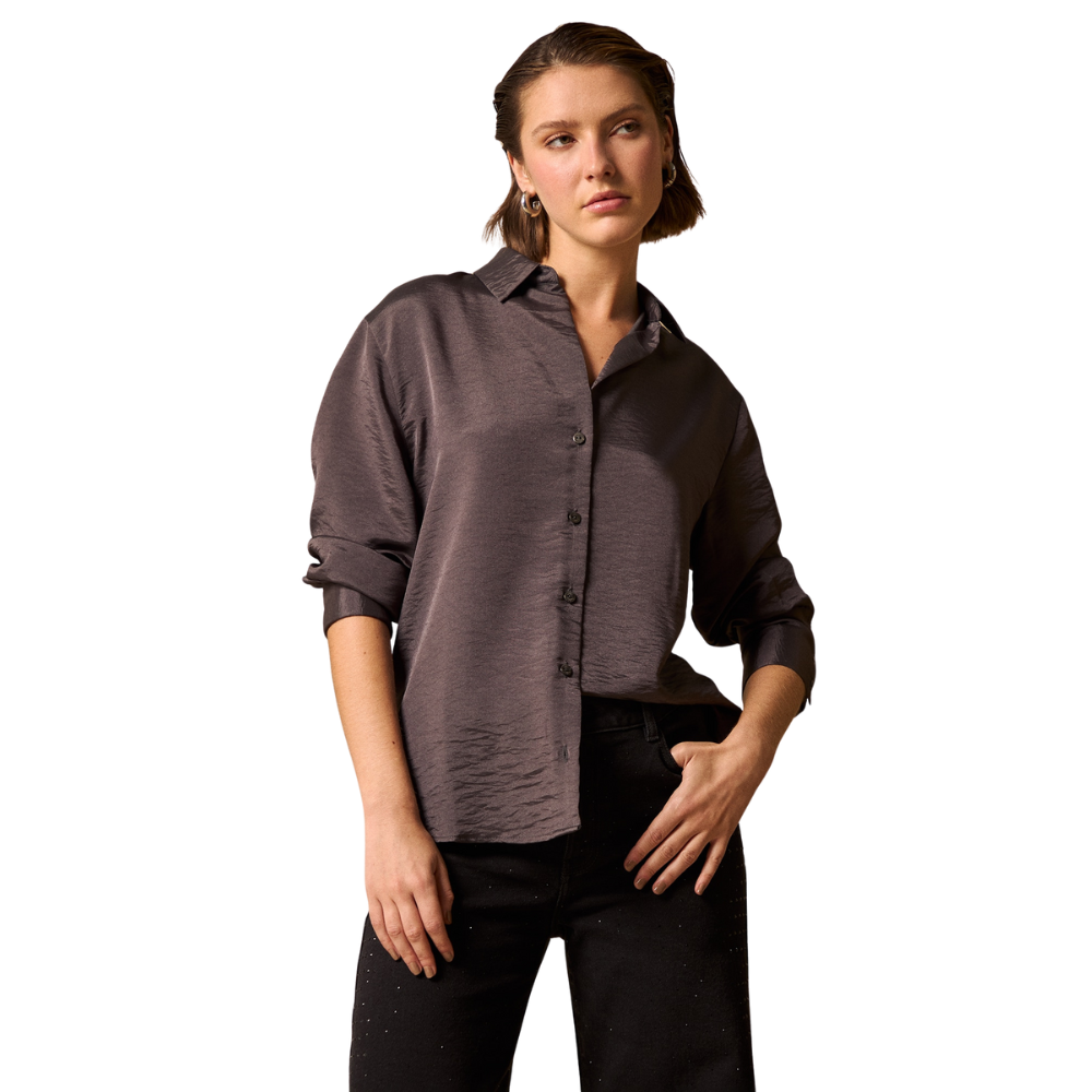 Esprit | Camisa de Textura Arrugada