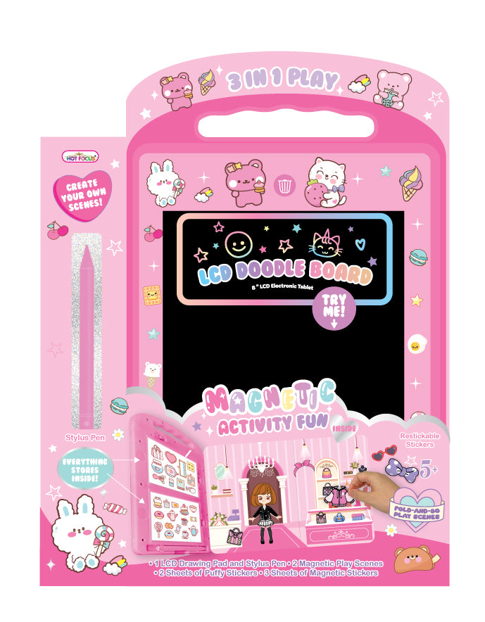 Hot Focus | LCD Doodle Board & Magnetic Activity Fun CR