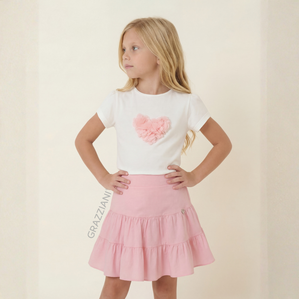 Grazziani | Conjunto con Falda para Niña