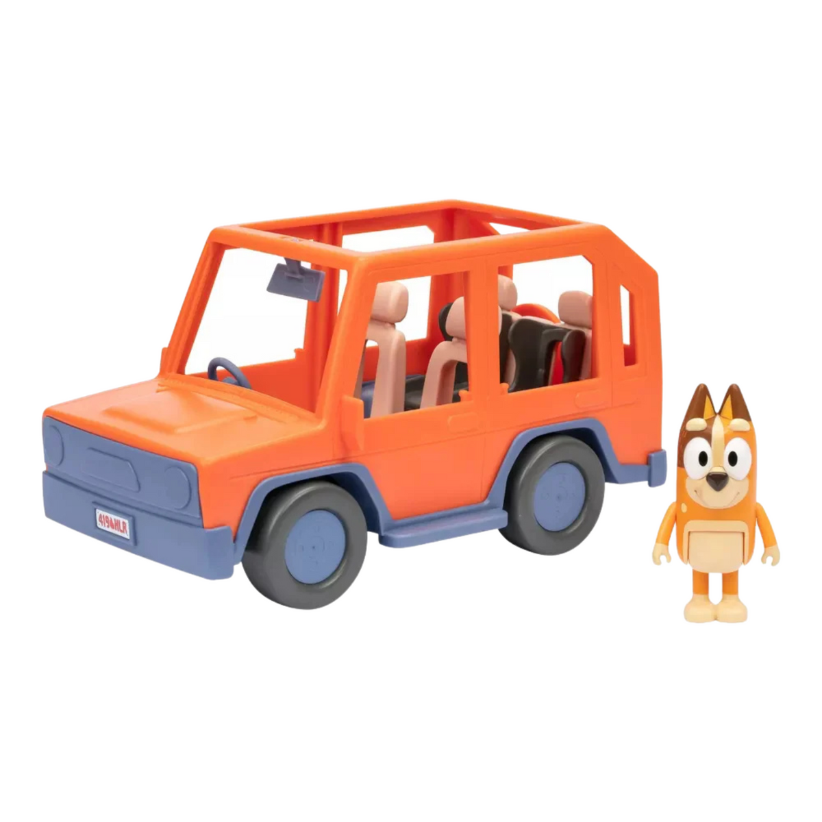 Bluey | Vehículo Familiar Con Figura De Chilli Heeler