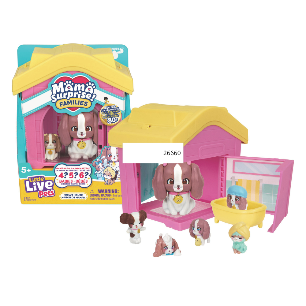 Little Live Pets  | Little Live Pets Mama Sorpresa S1 Casa De Mamá Cdu Surt.