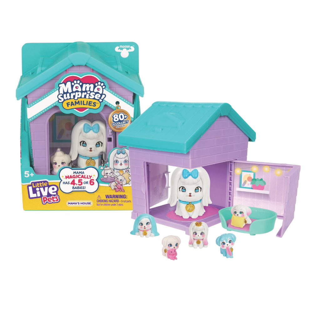 Little Live Pets  | Little Live Pets Mama Sorpresa S1 Casa De Mamá Cdu Surt.