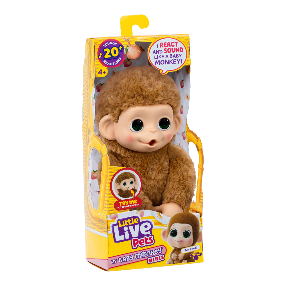 Little Live Pets  | Little Live Pets My Baby Mini Monkey S3