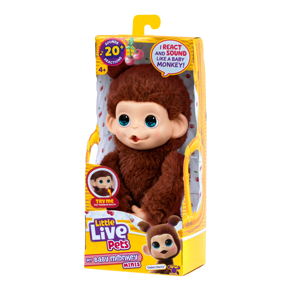 Little Live Pets  | Little Live Pets My Baby Mini Monkey S3