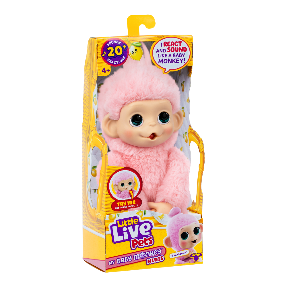 Little Live Pets  | Little Live Pets My Baby Mini Monkey S3