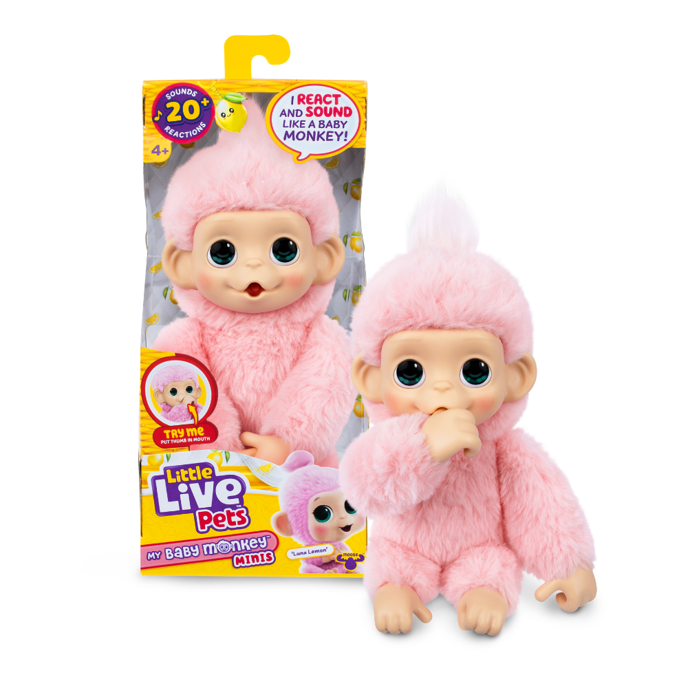 Little Live Pets  | Little Live Pets My Baby Mini Monkey S3