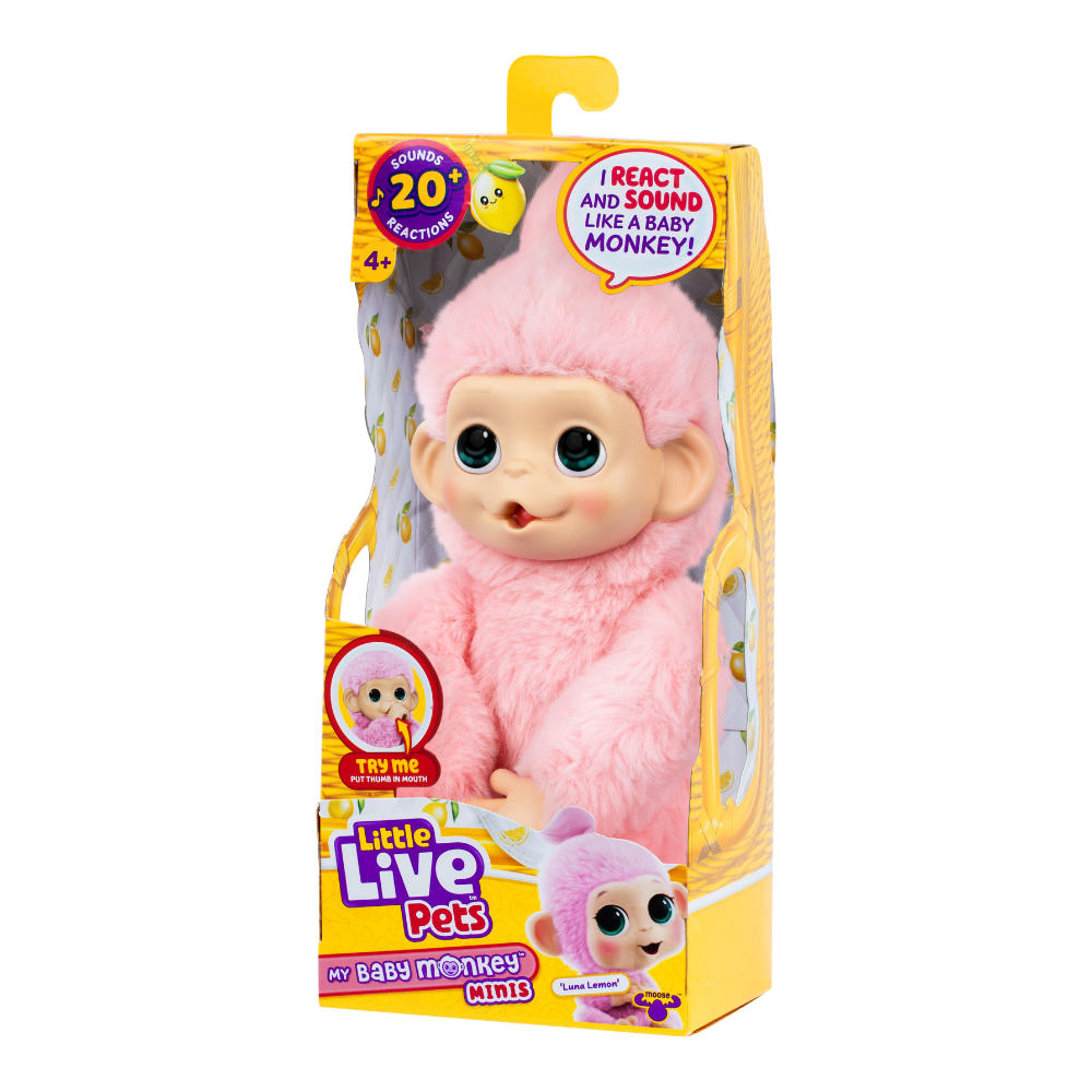 Little Live Pets  | Little Live Pets My Baby Mini Monkey S3