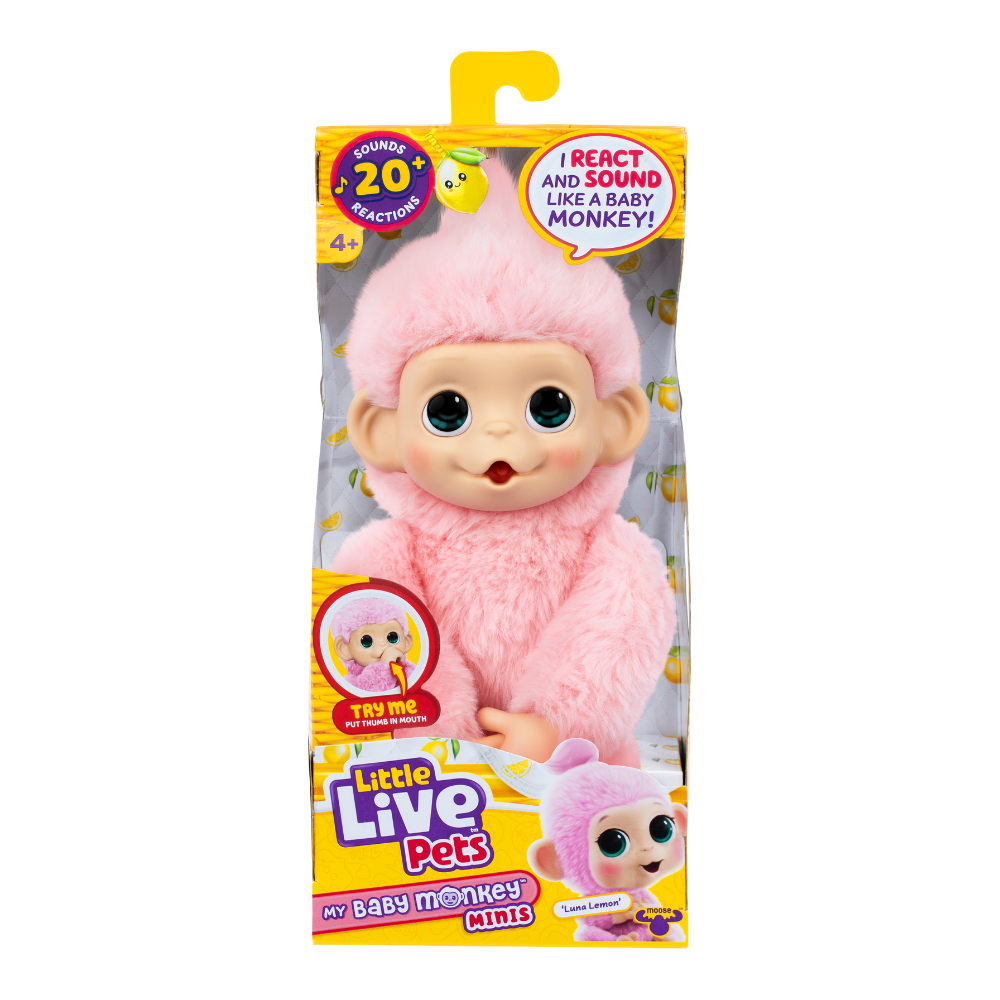Little Live Pets  | Little Live Pets My Baby Mini Monkey S3