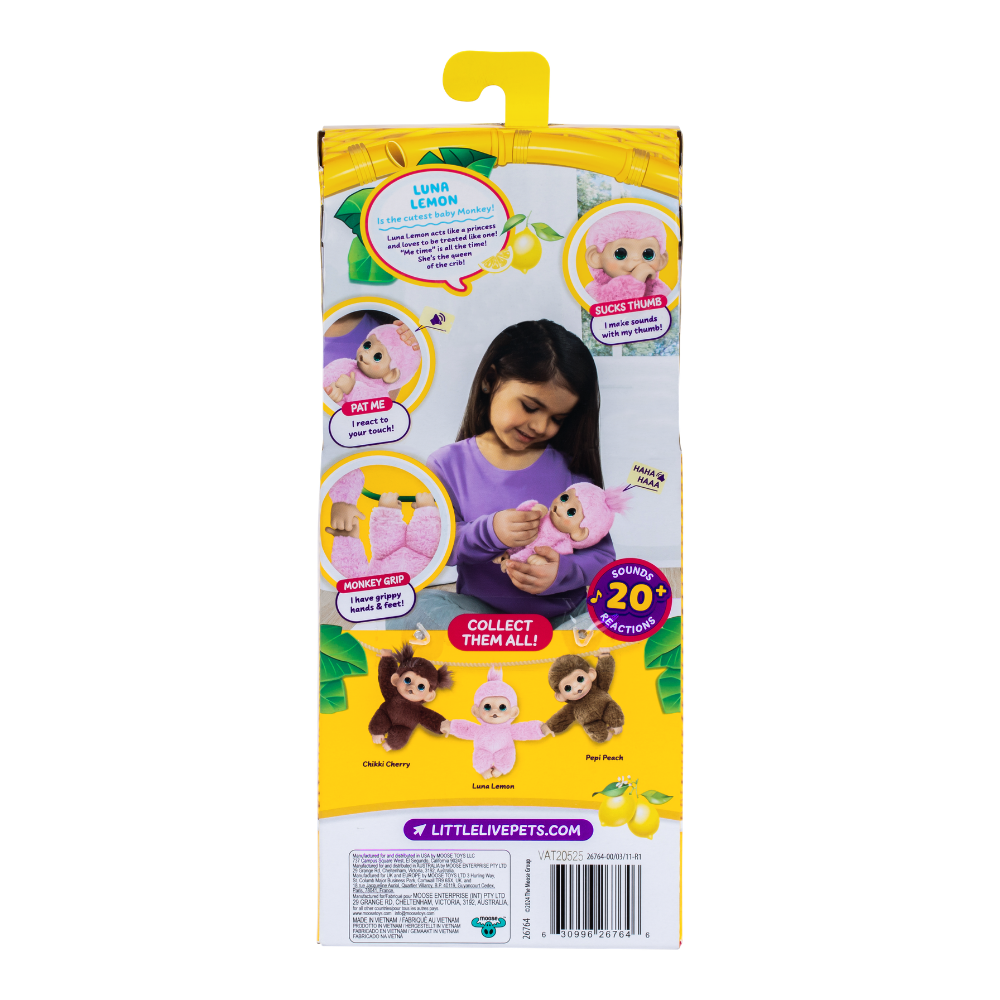 Little Live Pets  | Little Live Pets My Baby Mini Monkey S3