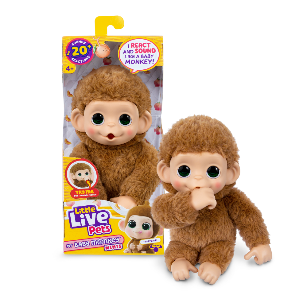 Little Live Pets  | Little Live Pets My Baby Mini Monkey S3