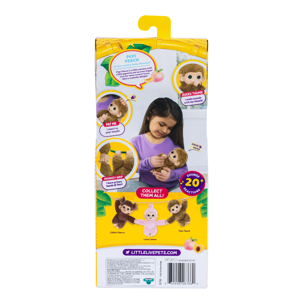 Little Live Pets  | Little Live Pets My Baby Mini Monkey S3